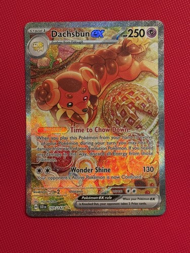 Pokémon TCG Dachsbun ex Special Illustration Rare Stellar Crown 169/142 NM