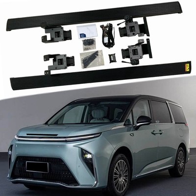 Black Deployable Running Board fits for LDV Mifa 9 2022-2026 Electric Side Step