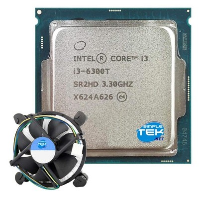 Intel Core I3 6300T CPU LGA 1151 Bulk Tray Desktop Computer