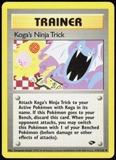 Gym Challenge Koga's Ninja Trick 115/132 Uncommon Pokemon LP on eBay
