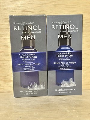 Lot 2-Retinol Men s Anti Wrinkle Facial Serum-Smooth Wrinkles, Reduce Lines