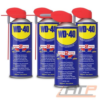 WD-40 4x400ml FÜR SMART STRAW MULTIFUNKTIONSPRODUKT VIELZWECK SPRAY ROSTLÖSER 