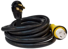 Valterra A10-5025EDBK 50A Male to 50A Locking Female Detachable Cord 25ft Black