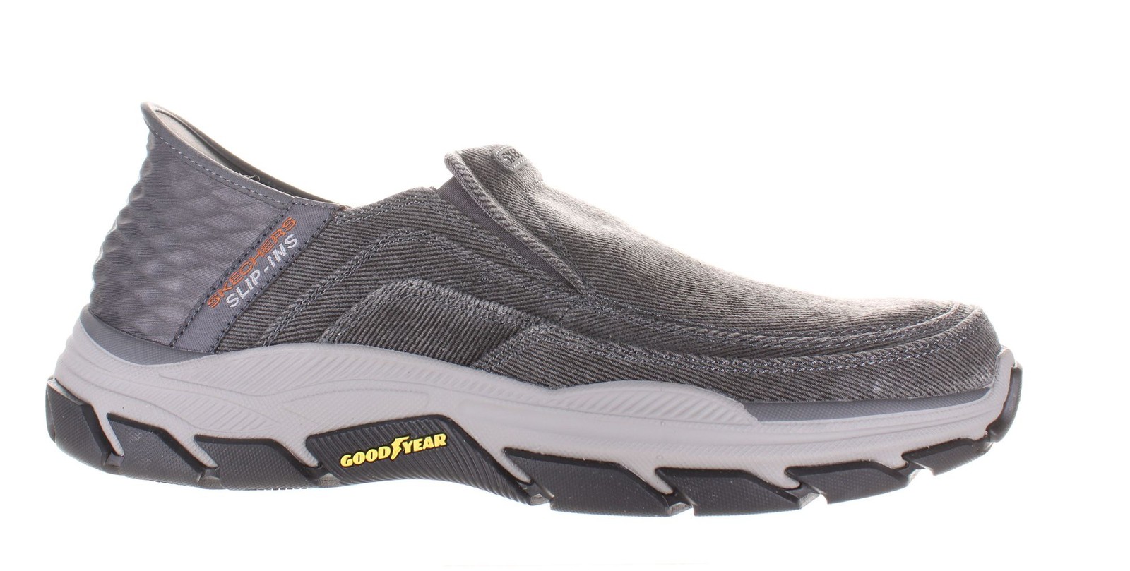 Skechers Mens Holmgren Gray Walking Shoes Size 12 Comfort Fit 7776470-image