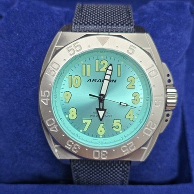 Aragon Hiro 3D Lume Automatic A209TEA Watch 50mm