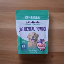 Pup Labs ProDenta Fresh Breath Dog Dental Powder 2.36 oz Puppy Exp 01-2028