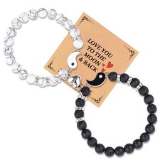 2 Pieces Couple Bracelets,Matching Bracelet for Vows of Eternal love,Best Friend