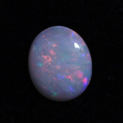 1.15ct Australian solid light opal gem, floral red/blue/green/pink !