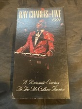 Ray Charles Live At McCallum Theater 1991 Concert Film VHS Video Tape