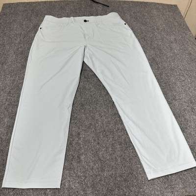 Public Rec Pants Men's Size 36x28Chino Pants Stretch Light Blue Golfing