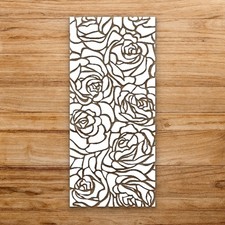 Rose Floral Pat Large Reusable Wall Stencil For Painting DIY Home Decor Template