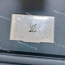 LOUIS VUITTON Porte Cartes Champs Elysees Metal Card Case Authentic Used Japan