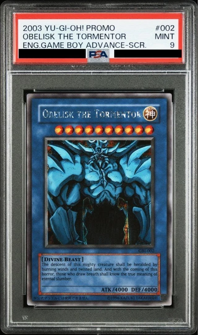 Obelisk The Tormentor Yu-Gi-Oh! TCG Individual Trading Card Games