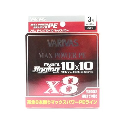 Varivas P.E Linie Avani Jigging Max Power 10 x 10 300m P.E 3 48lb (4663)