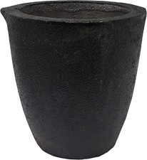  4-8Kg Clay Graphite Crucibles Premium Black Foundry Cup Furnace Number 4