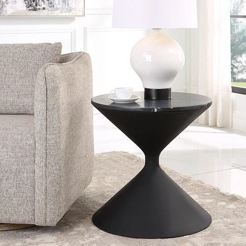 Uttermost Time'S Up Hourglass Shaped Side Table - Picture 1 of 3