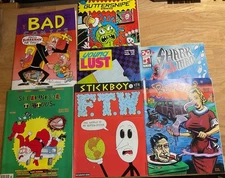 Jumbo Indie Comics Lot! Young Lust, Stickboy, Buzzard, Bad, Guttersnipe & More!