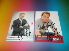 2 x Steven Gätjen signed autograph autograph on autograph card