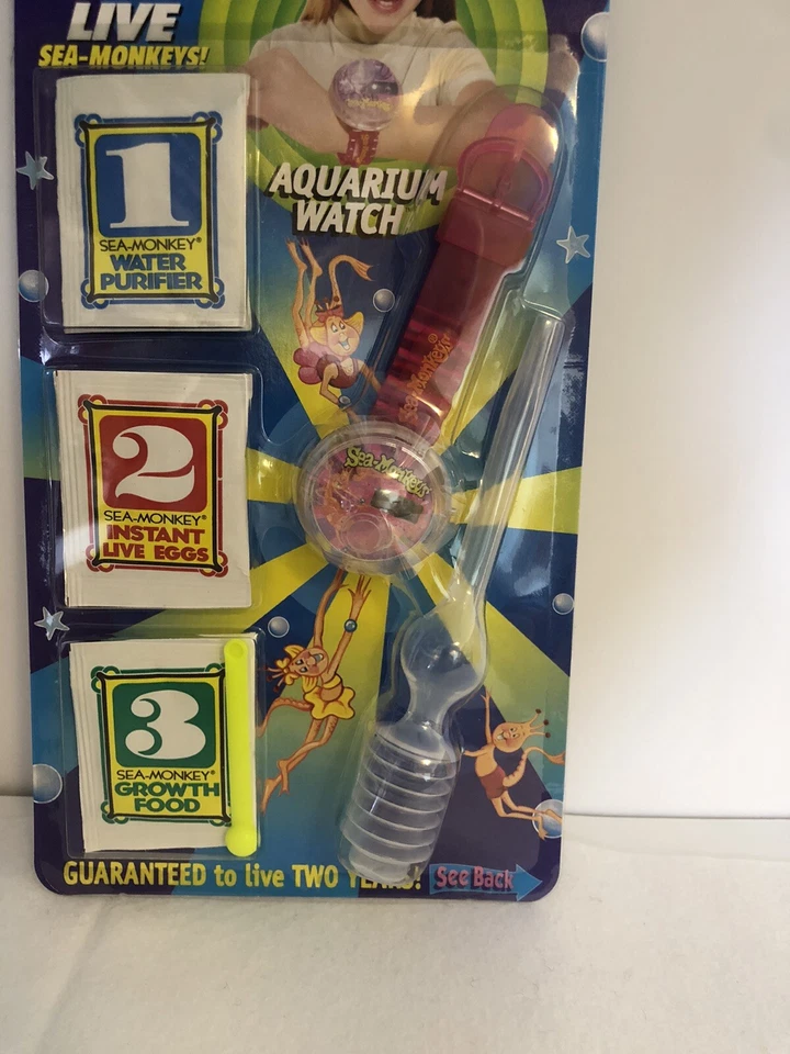 Reloj Acuario MacDue 1997 Serie Pirata Monos Marinos Vivos De Colección Educativo #14 Foto 3 de 4