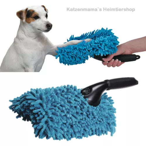 Pfotenreiniger Pfotenpflege Fellreiniger Fellpflege Mikorfaserhandschuh KE 82481