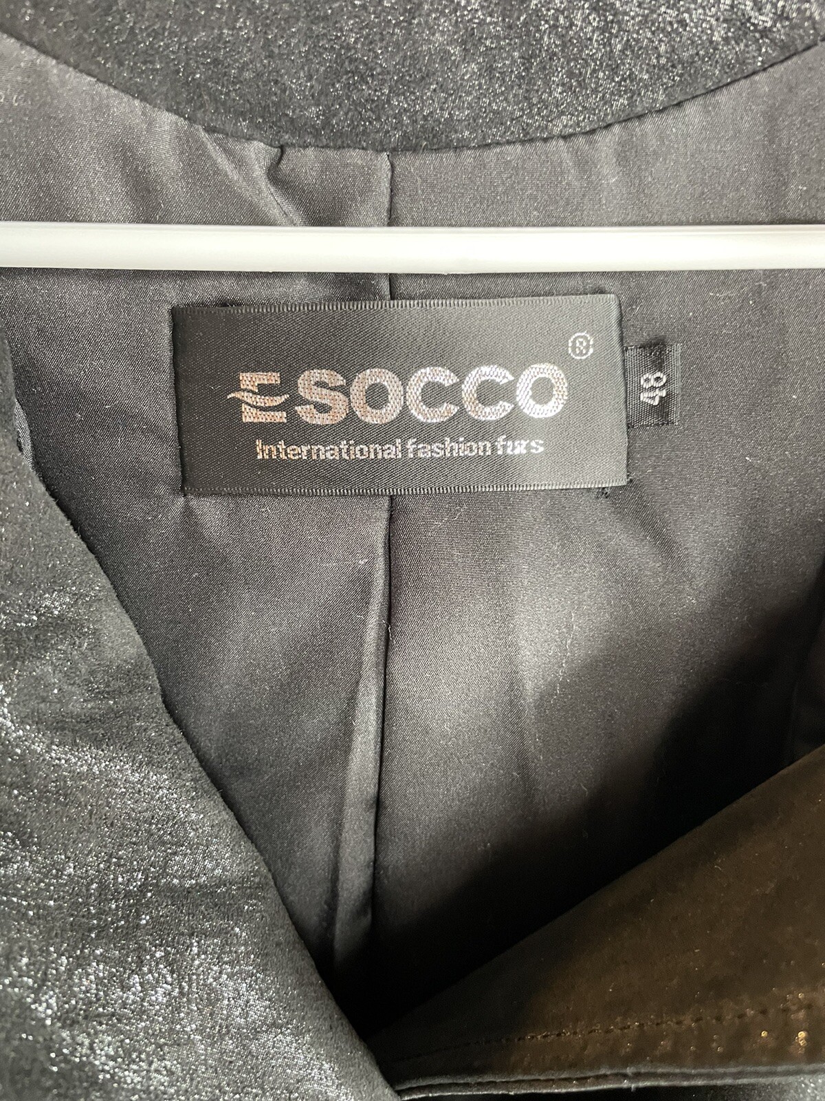 Esocco Suede Jacket With Fur Collar. image 4