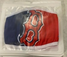MLB BOSTON RED SOX Reusable, Washable Face Mask Made With 100 Cotton