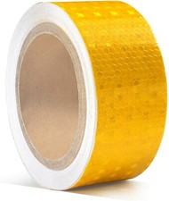 Yellow Reflective Tape Waterproof Outdoor Conspicuity Safety Reflector Tape
