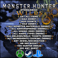 Monster Hunter Wilds [PC] Get All Items Craft...