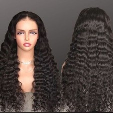 Glueless Human Hair Wig Parting Max Deep Wave Closure 9 X 6 HD Lace Pre Plucked