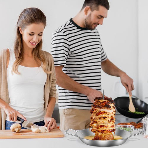 Al Pastor Skewer for Grill Stainless Steel Vertical Skewer Stand with 3 guCra - Picture 7 of 12