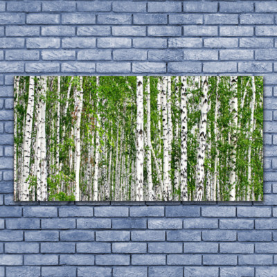 Tableau Photo Sur Toile 140x70 Cm - Nature, Sentier Dans Les Arbres - Style Moderne - Neuf