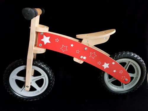 Bicicletta Senza Pedali Bici Equilibrio Bambini 2-4 Anni in Legno | eBay