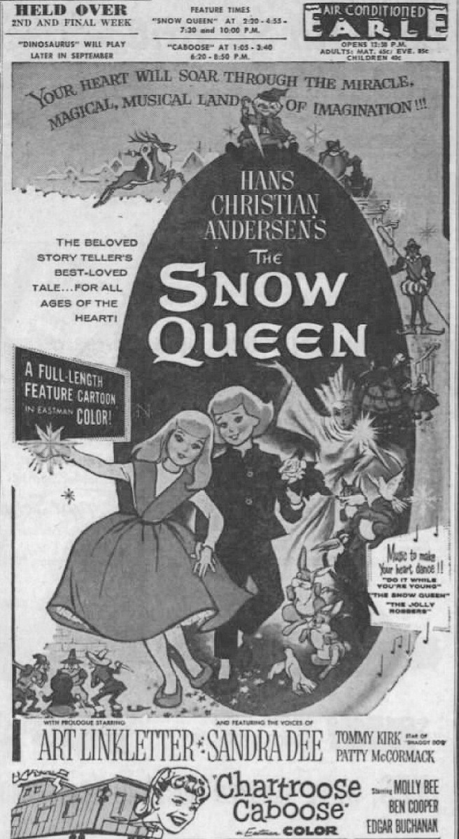 The Snow Queen 1959 US version of the 1957 Russian film Snezhnaya