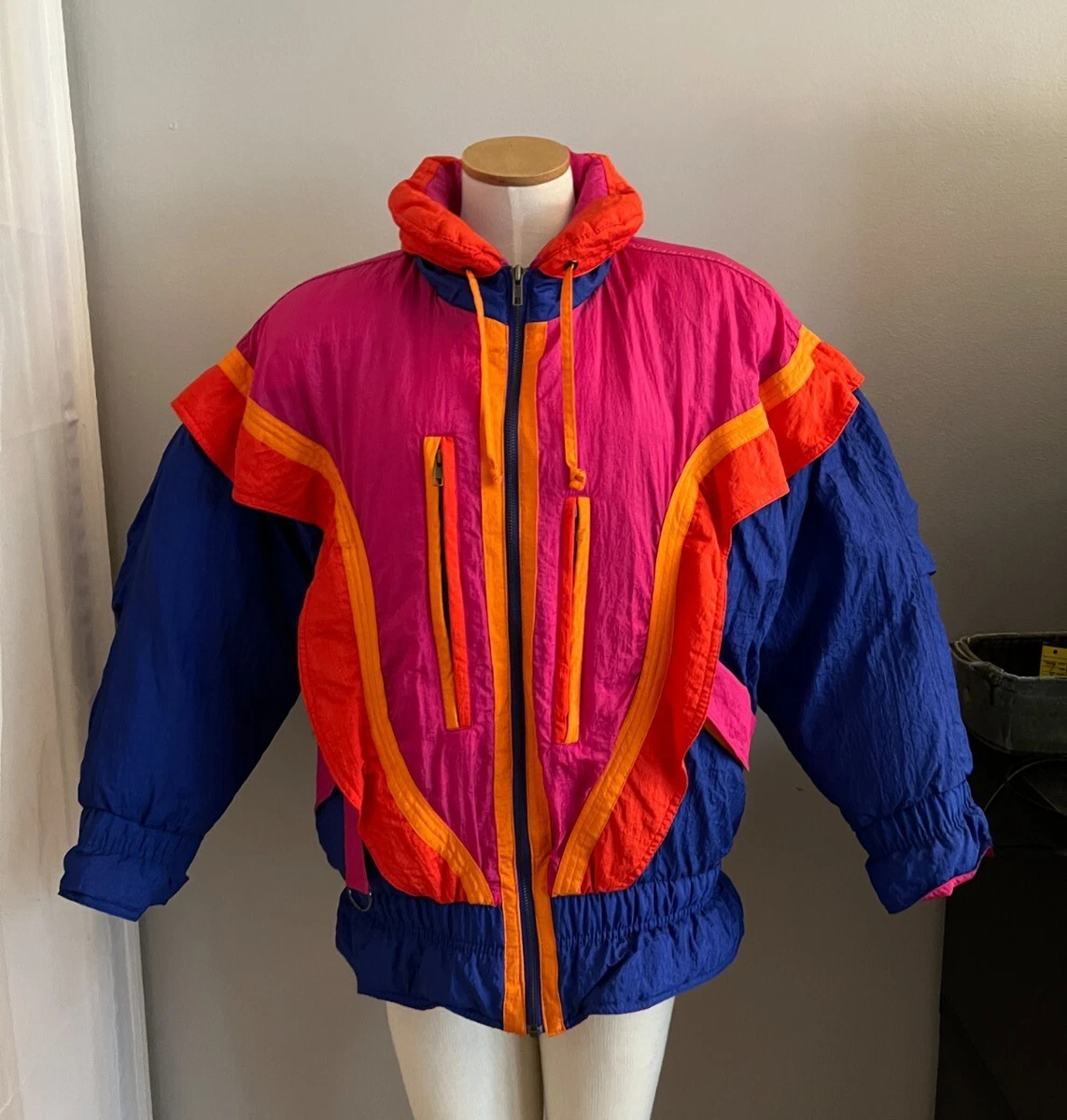 80s style store bomber jacket