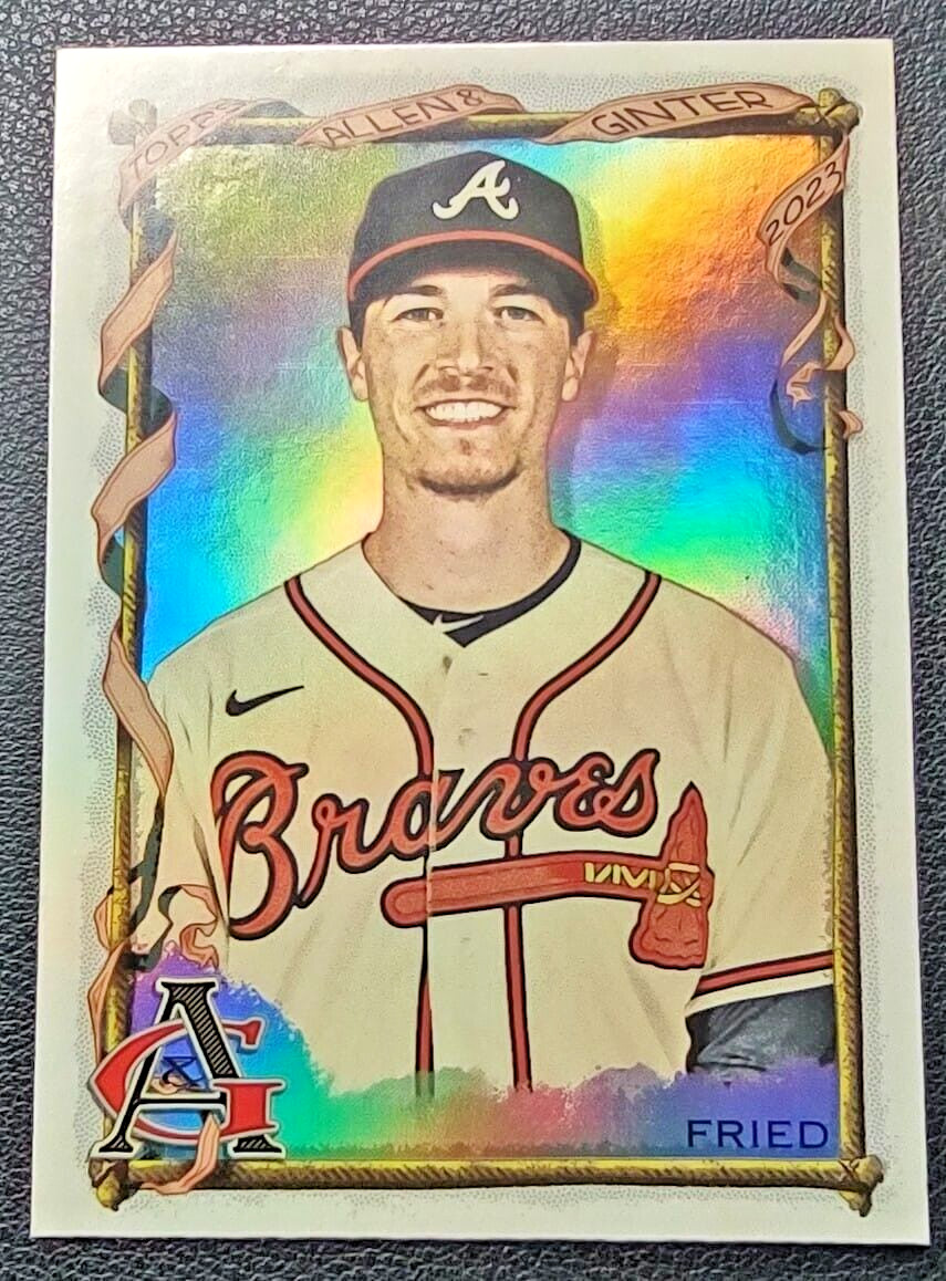 2023 Topps Allen and Ginter Hot Box Silver Portrait #76 Max Fried