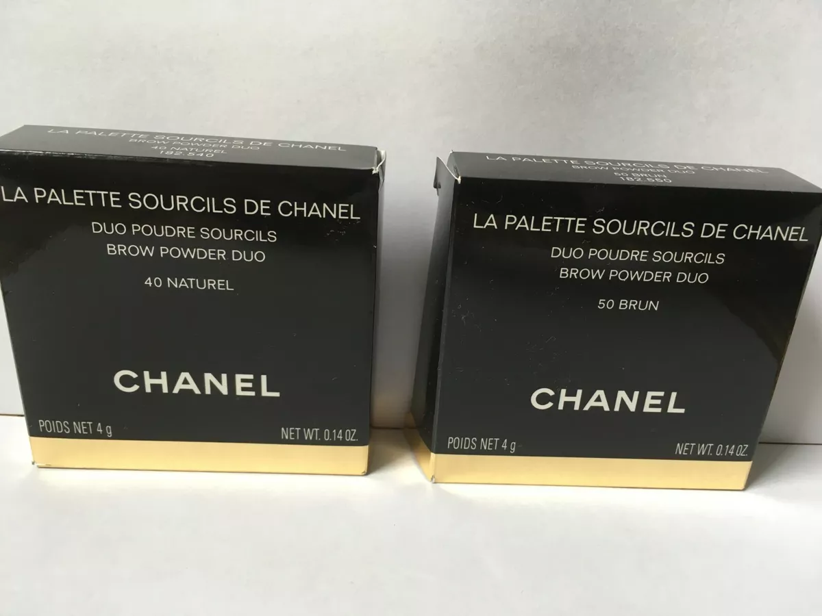 CHANEL, Makeup, Chanel Le Palette Sourcils Brow Powder Duo 4 Naturel 4oz