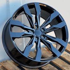 20x8.5 42 5x112 Cb57.1 Black Wheels For Vw Tiguan Atlas Passat Jetta Set Of 4