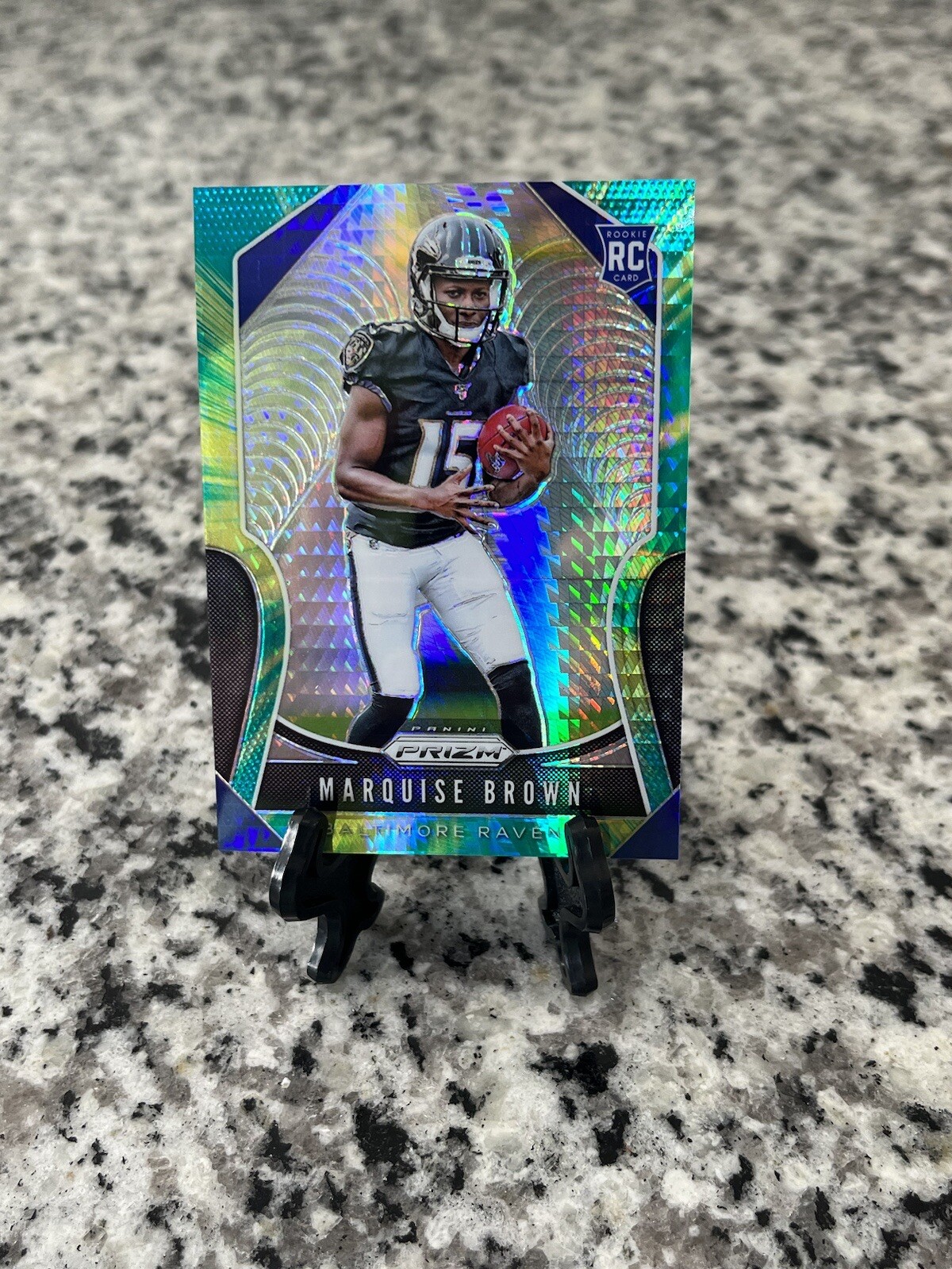 2019 Panini Prizm Rookie Hyper Prizm /175 Marquise Brown #341 Ravens RC