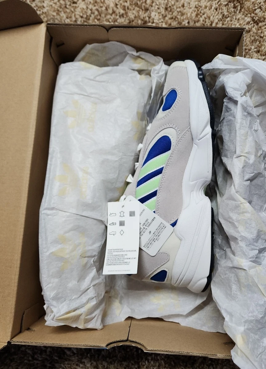 New Adidas Originals Yung 1 Cloud White Glow Green Shoes EE5318