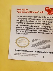 Jeopardy junior edition nes manual