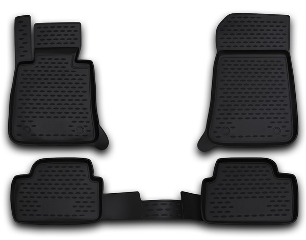 GummifußMatten FüR BMW E87 1Er Bj 2004-2011 3D Passform Hoher Rand Gummimatten-image