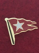White Star Line Burgee Lapel Pin, beautiful replica! Finely crfted jewelry.