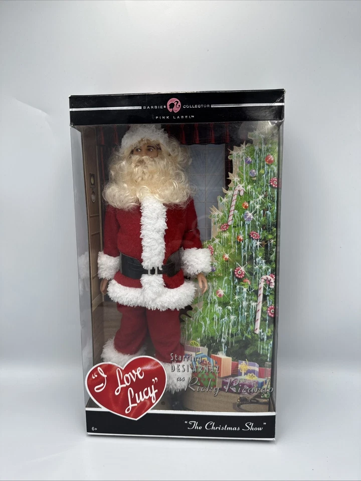 Ricky Ricardo Santa Claus Ken 2008 - I Love Lucy "The Christmas Show" etiqueta rosa Foto 2 de 4