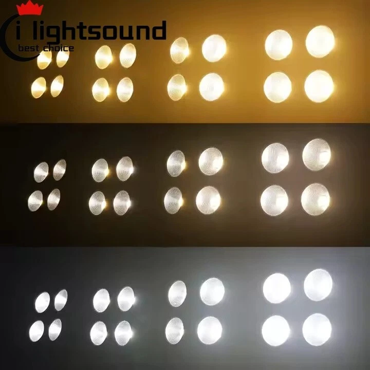 Cob Led Blinder 4 Eyes 4x 100w Audience background Light DMX with rgb stripes - Image 2 of 4