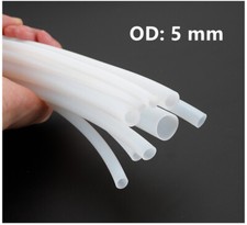 1M 2M 5M PTFE / Tubo de teflón / Tubo 5 mm od x 3 mm / 4 mm id