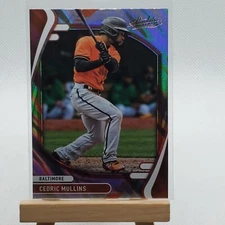 2022 Absolute Baseball Cedric Mullins Lava Parallel #17 Orioles