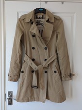 Burberry Heritage Kensington Women's Honey Beige Trench Coat Uk 6 Uk 8 Rrp£1690