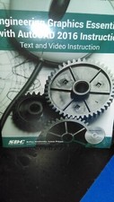 BRAND NEW BOOK. ENGINEERING GRPHICS ESSENTIALS WITH AUTOCAD 2016 IN9781585039555