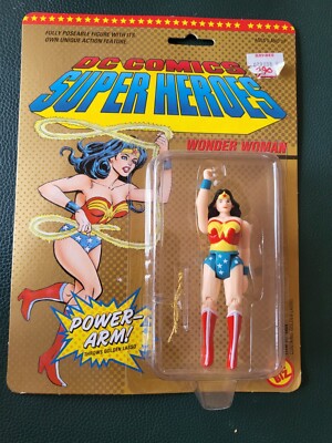 ToyBiz Wonder-Woman Action-Figur DC Comics Super Heroes  1989 Vintage Selten OVP