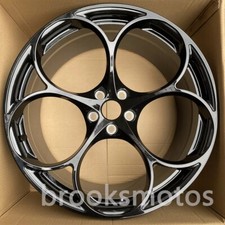 1PC CUSTOM FOR ALFA ROMEO 4C 960 GLOSS BLACK FULL FORGED WHEELS RIMS